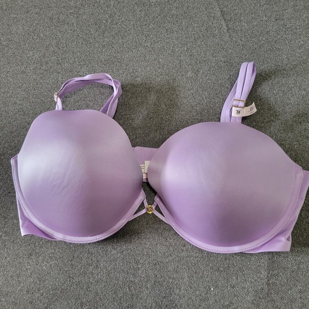 Victoria Secret Bra 38DD Purple Very Sexy Push Up